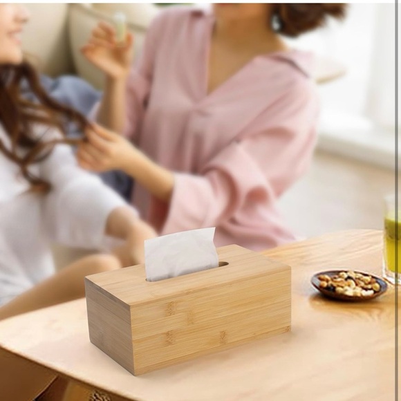 Tissue Box Cover, Rectangular Tissue Box Holder - Picture 2 of 8